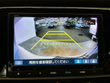 後方確認が便利なバックカメラ搭載、駐車時も安心です!!