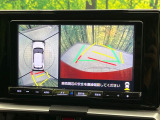 【パノラマモニター】専用のカメラにより、上から見下ろしたような視点で360度クルマの周囲を確認することができます☆死角部分も確認しやすく、狭い場所での切り返しや駐車もスムーズに行えます。