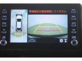 バックモニターとパノラミックビューもついておりますので上から見下ろしたような映像で周囲を確認できます