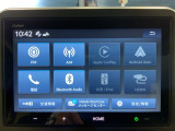 Bluetoothに対応しているのでお手持ちのデバイスからお好きな音楽を良い音で聞きながら快適ドライブ。
