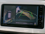 ナビ画面アラウンドビューモニター付、安心安全、全方向、上から見えます。運転が苦手な方安心です。