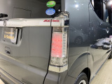視認性がいいテールランプ。後続車にも存在をアピール。