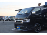 【新車 新型 9型ハイエース ダークプライムⅡディーゼル2WD】ベッドキット&両側パワースライドドア♪