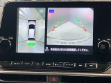【アラウンドビューモニター】車を上から見下ろしているかのような映像で周囲の状況がひと目で確認、狭い駐車場に駐車するときも安心です♪