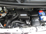 自慢のエンジンはパワードbyHONDAです。精度とバランスにこだわって、低回転からスムースなパワーを発揮します。