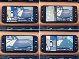 空の上から見下ろすような視点のアラウンドビューモニターでスムーズ駐車。狭い場所での駐車も、周囲が映像で確認できます。