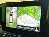【アラウンドビューモニター】専用のカメラにより、上から見下ろしたような視点で360度クルマの周囲を確認することができます☆死角部分も確認しやすく、狭い場所での切り返しや駐車もスムーズに行えます。
