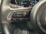 ステアリングにオーディオ操作スイッチが付いています。オーディオ画面に直接タッチしなくても操作が出来ますので、運転に集中できます。