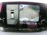 アラウンドビューモニター!空から見下ろしているかのような映像を映し出します。駐車時には安心ですよね♪
