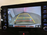 バックギアに入れると、このように後方が映し出されます!最終確認はご自身の目と耳で必ず行ってください!安全第一で!
