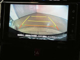バックギアに入れると、このように後方が映し出されます!最終確認はご自身の目と耳で必ず行ってください!安全第一で!