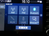 ディスプレイオーディオを装備。スマホとクルマをつなぐことで、これまでのナビに加えて、いろいろなサービスが楽しめます。