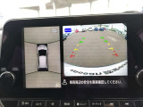 アラウンドビューモニター装備なので狭いところでも周囲を確認出来るので安心ですね。日産純正ナビMJ321D-W装着です。