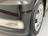 フロントバンパーにキズあります。