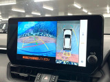 【パノラミックビューモニター】専用のカメラにより、上から見下ろしたような視点で360度クルマの周囲を確認することができます☆死角部分も確認しやすく、狭い場所での切り返しや駐車もスムーズに行えます。