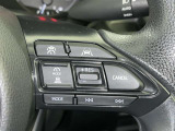 クルーズコントロール機能が付いています。 速度を設定するとアクセルを踏まなくても一定の速度で走ることができます。  高速道路ではとても便利な装置なんです。