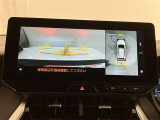 安全機能のバックモニター&全周囲モニターも装備です。