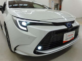 LEDヘッドライトです。デザイン性がよくとても明るいので、夜間の走行や悪天候でも安心です。しかも長寿命!