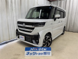 【届出済未使用車】☆ スペーシアカスタム ナビ 両側電動スライドドア シートヒーター 夏・冬タイヤ付き ☆