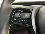 ステアリングにオーディオ操作スイッチが付いています。オーディオ画面に直接タッチしなくても操作が出来ますので、運転に集中できます。