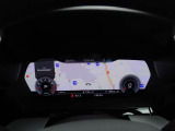 必要に応じてメーター内に地図や車両のインフォメーションなどを切り替え表示できるバーチャルコクピット