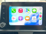 ●Apple Car Play:スマホとの有線接続で、ナビ・オーディオ再生などスマホのアプリ機能が画面でも使える便利機能です!
