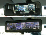 車両後方のカメラ映像をミラー面に映し出して、いつでもクリアな後方視界を確保する、インテリジェントルームミラー!