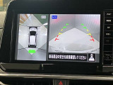 【アラウンドビューモニター】車を上から見下ろしているかのような映像で周囲の状況がひと目で確認、狭い駐車場に駐車するときも安心です♪♪障害物などがあると警告音がなりますので安心して駐車が出来ます★