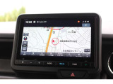 純正ナビ(VXM-25ZFEi)でBluetoothオーディオ,フルセグを楽しめる。