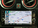 日産純正の視認性の良いディーラーオプションメモリーナビ