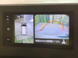 【アラウンドビューモニター】専用のカメラにより、上から見下ろしたような視点で360度クルマの周囲を確認することができます☆死角部分も確認しやすく、狭い場所での切り返しや駐車もスムーズに行えます。