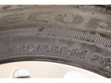 155/60R14    車両装着標準タイヤサイズです。 タイヤのご相談もトヨタモビリティ石川にお任せください