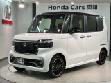 全国納車可 第三者機関証明書付  H SENSING 2ト-ン 新車保証 試乗車 ワンオ-ナ- ナビLXU-242NBi TV Rカメラ装備のN-BOXカスタム ターボコーディネートスタイル入庫!
