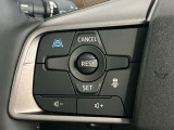 ハンドルにはプロパイロットスイッチが装着されています。高速道路などアクセルを踏んだままでの走行の時、手元のスイッチ操作でアクセルを踏まなくても速度を保つことができます。