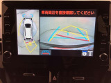 パノラミックビューモニター付きです。車両を上から見たような映像を画面に表示。運転席からの目視だけでは見にくい車両周辺の状況をリアルタイムでしっかりと確認できます。