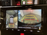 複数のカメラの映像をもとに、クルマを真上から見ているような映像をドライバーに提供し駐車をサポートする機能です。