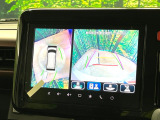 【全方位モニター用カメラ】専用のカメラにより、上から見下ろしたような視点で360度クルマの周囲を確認することができます☆死角部分も確認しやすく、狭い場所での切り返しや駐車もスムーズに行えます。