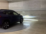 LEDヘッドランプです。十分な明るさを保ちつつも消費電力が少なく、バルブ寿命も長いのが特徴です。瞬時にMAXの光量を発揮するのもLEDならではです。