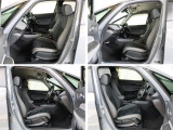 このフィットは、本革シートを採用しています。運転席、助手席ともに広々しています。また足元の広さだけでは無く、シートもゆったりしていて、お体をしっかりと支え、長時間運転でも疲れにくい設計にしています。