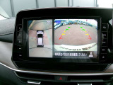 アラウンドビューモニター!空から見下ろしているかのような映像を映し出します。駐車時には安心ですよね♪