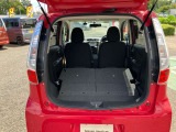 5:5分割でリアシートを倒せば、フルフラットに!広い荷室になるので、大型荷物や長い物など、たくさん積むことができます♪
