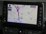 【9インチ純正ナビ】純正ナビを装備。タッチパネル式で使いやすく、詳細地図により目的地をピンポイントで設定できます。初めての道でも迷いにくく、ロングドライブも快適ですよ♪