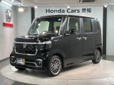 全国納車可 第三者機関証明書付 H SENSING 新車保証 試乗車 ワンオ-ナ- ナビLXU-242NBi TV Rカメラ CD録音 BTオ-ディオ DVD装備のN-BOXカスタム ターボ入庫!