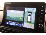 純正のマルチビューカメラが装備されています!上から見下ろしたような視界のカメラが駐車をサポートします!