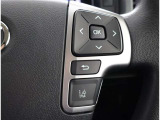 運転中でも手元で操作できます。