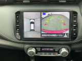 アラウンドビューモニターで車の周辺状況をナビ画面で確認できます☆