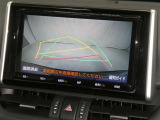 【バックカメラ】駐車時に後方がリアルタイム映像で確認できます。大型商業施設や立体駐車場での駐車時や、夜間のバック時に大活躍!運転スキルに関わらず、今や必須となった装備のひとつです!