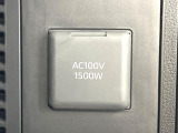 【1500Wアクセサリーコンセント】消費電力1500Wまでの家電が使えます。キャンプやスポーツ・アウトドアでのアクティビティはもちろん、災害・停電の際に大活躍♪