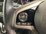 ステアリングにオーディオ操作スイッチが付いています。オーディオ画面に直接タッチしなくても操作が出来ますので、運転に集中できます。