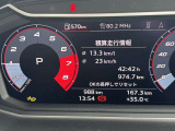 低走行車両入庫!レイアウトはステアリングスイッチで切り替えでき運転に集中しながら必要な情報を瞬時に得ることが可能です。